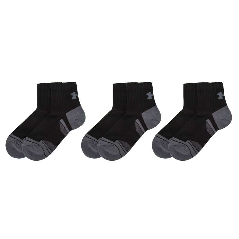 安德玛/UAUA Performance Cotton 3p Qtr中中袜1379528-001